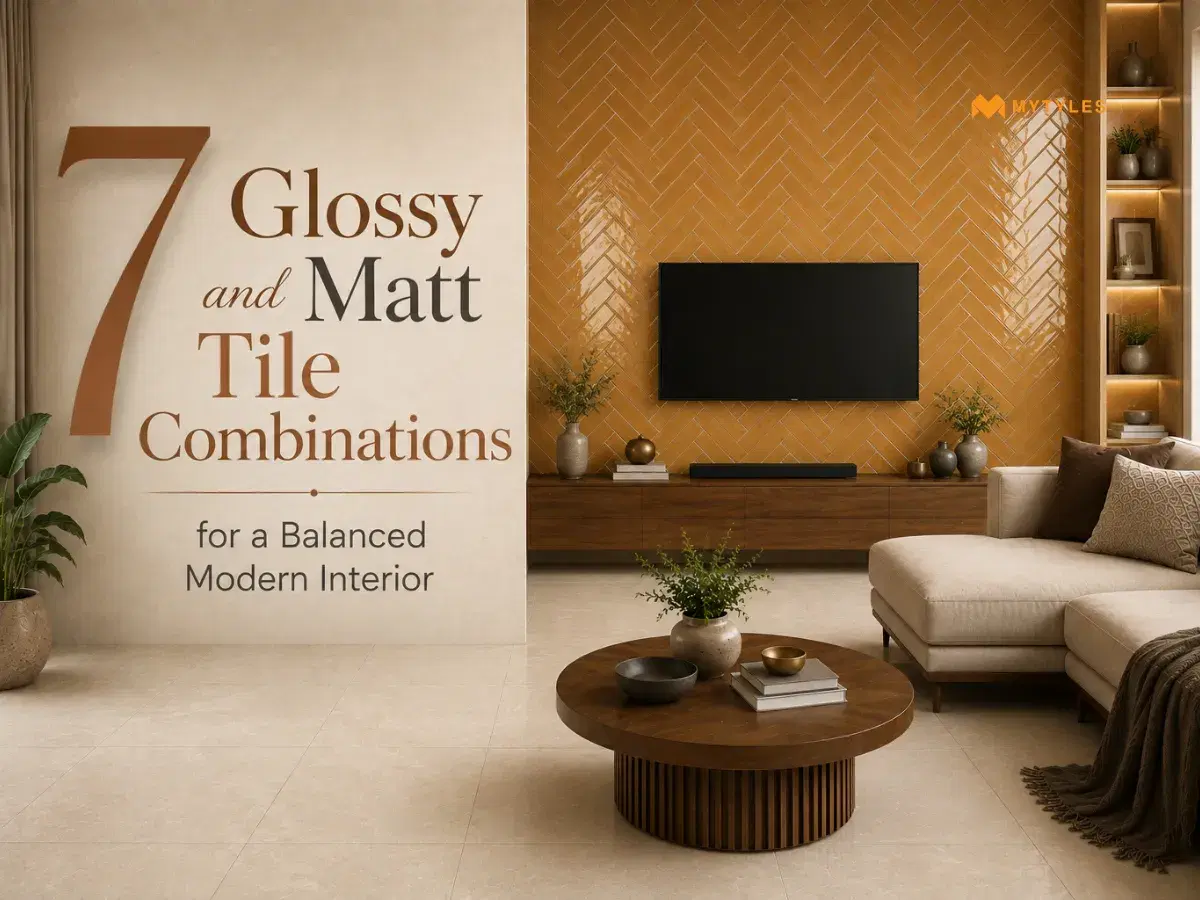 7 Glossy and Matt Tile Combinations for a Balanced Modern Interior