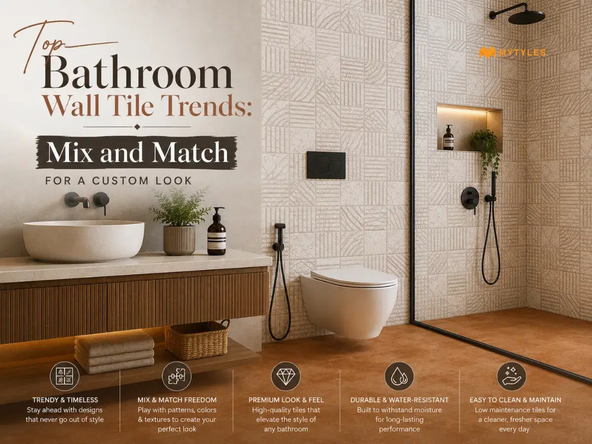 Top Bathroom Wall Tile Trends: Mix and Match for a Custom Look