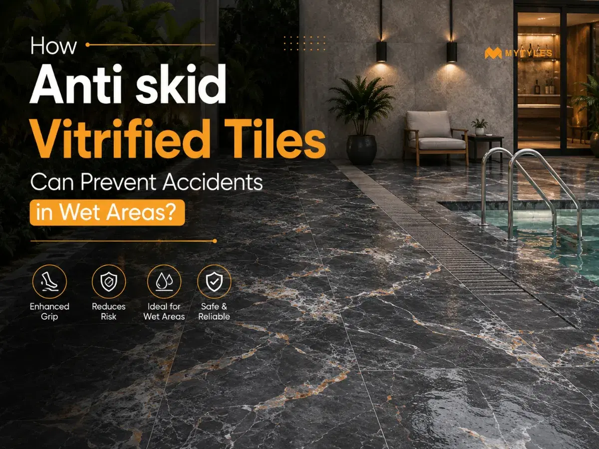 How Anti skid Vitrified Tiles Can Prevent Accidents in Wet Areas?