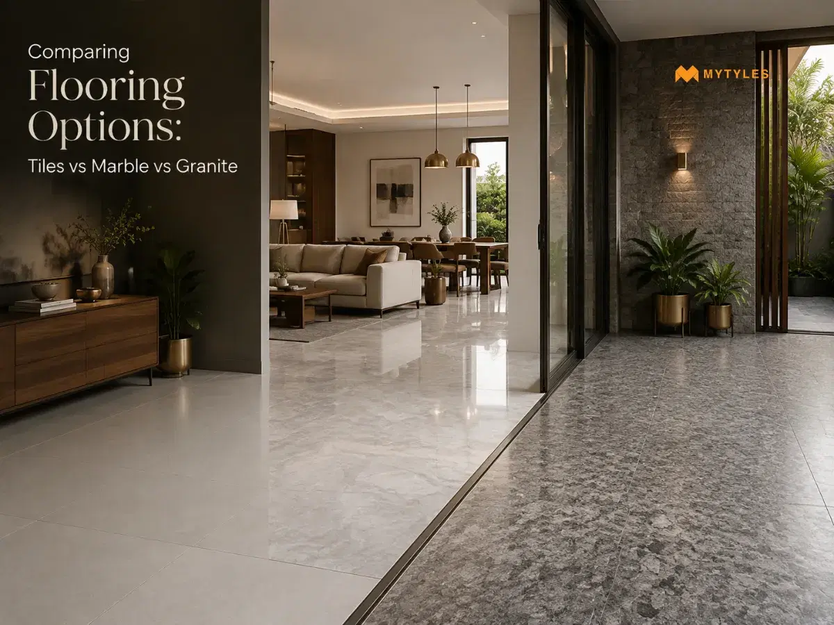 Comparing Flooring Options: Tiles vs Marble vs Granite