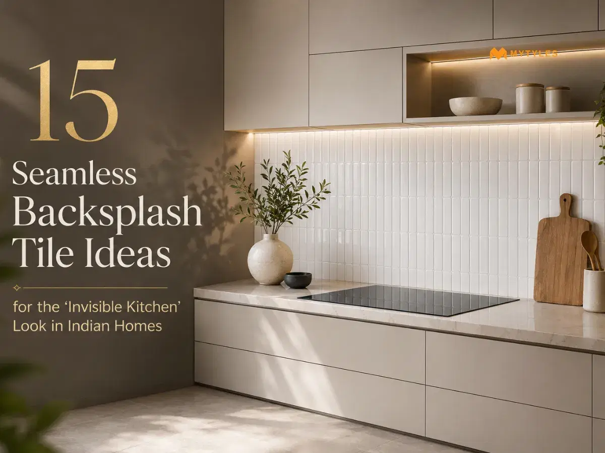 15 Seamless Backsplash Tile Ideas for the Invisible Kitchen Look in Indian Homes