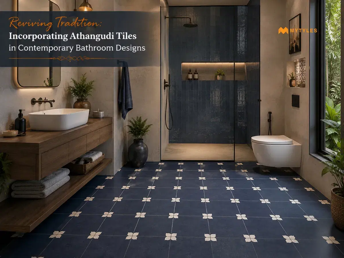 Reviving Tradition: Incorporating Athangudi Tiles in Contemporary Bathroom Designs